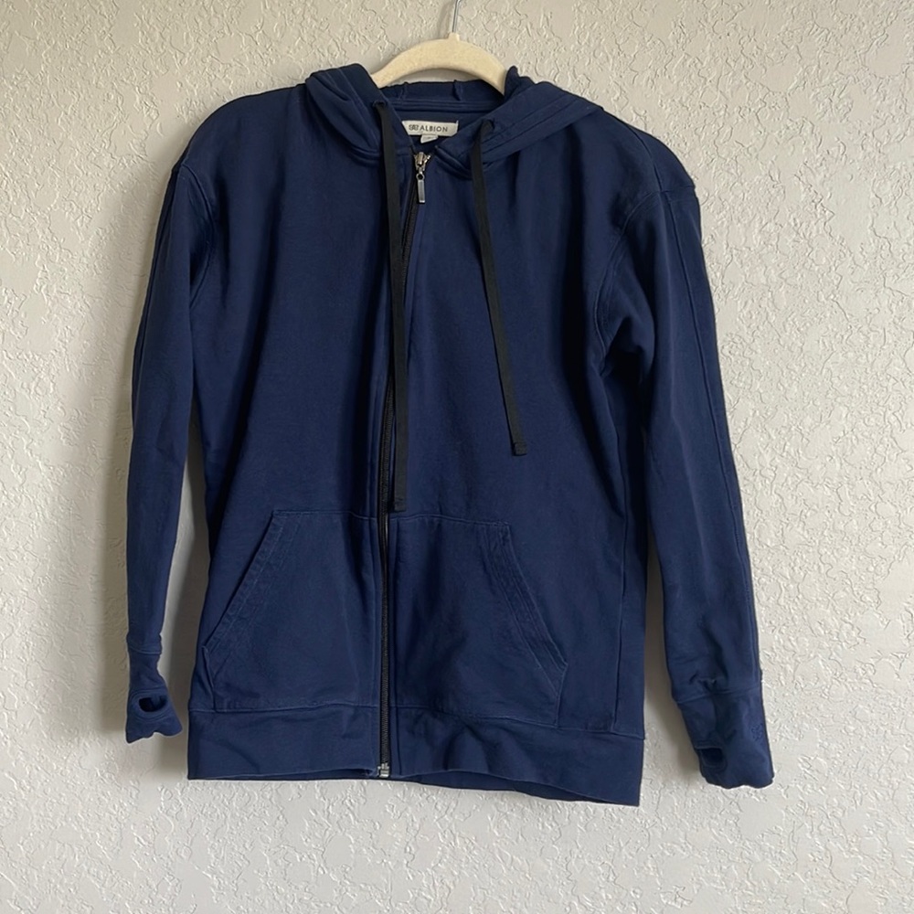 Albion Navy Hoodie Small